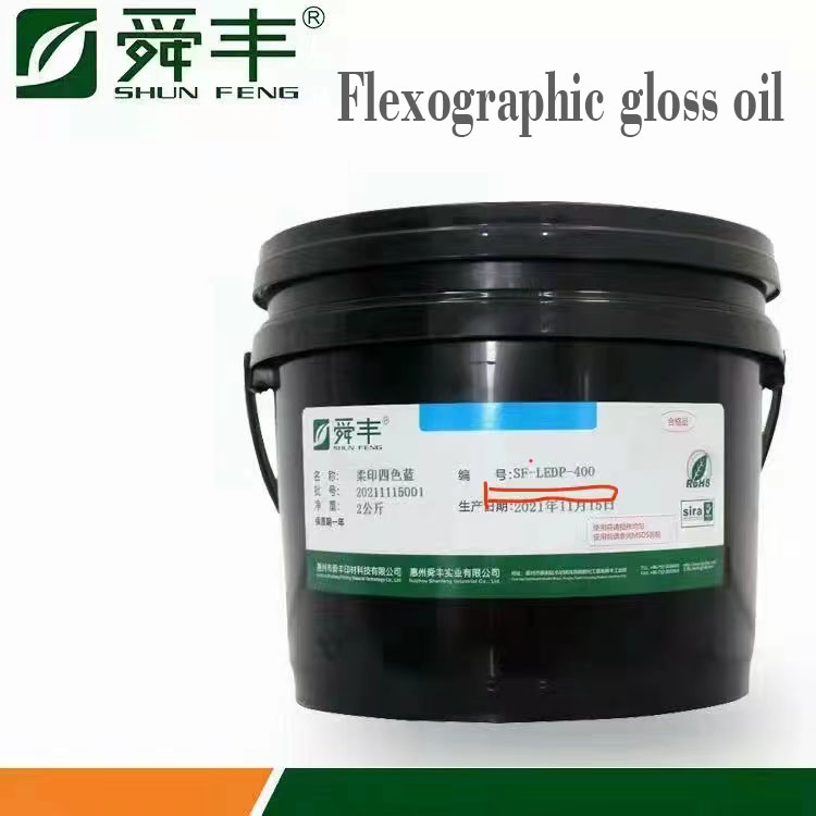 UV flexographic gloss oil